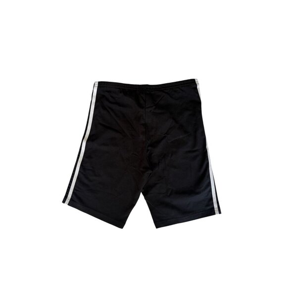 Adidas Originals Black Cycling Shorts L 13-14Y Kids Girls With White Stripes Log - Picture 2 of 6